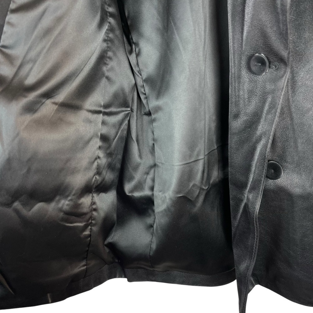BLANKNYC Vegan Leather Blazer in Fighting Words Medium New with tags - Picture 11 of 14